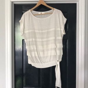 Studio M Tiered Tie-Waist Top